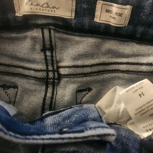 Kancan jeans suze 14 girls mid rise flare